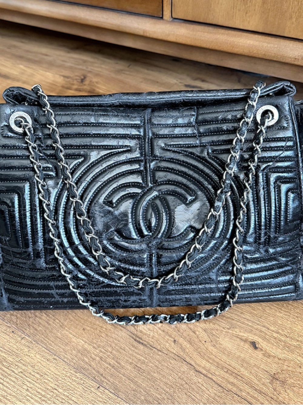 Chanel Coco Paris-Shanghai Large Ming Quilted Tote CC shoulder bag <read> - Picture 2 of 15